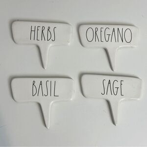Rae Dunn Herb Stakes Set Ceramic